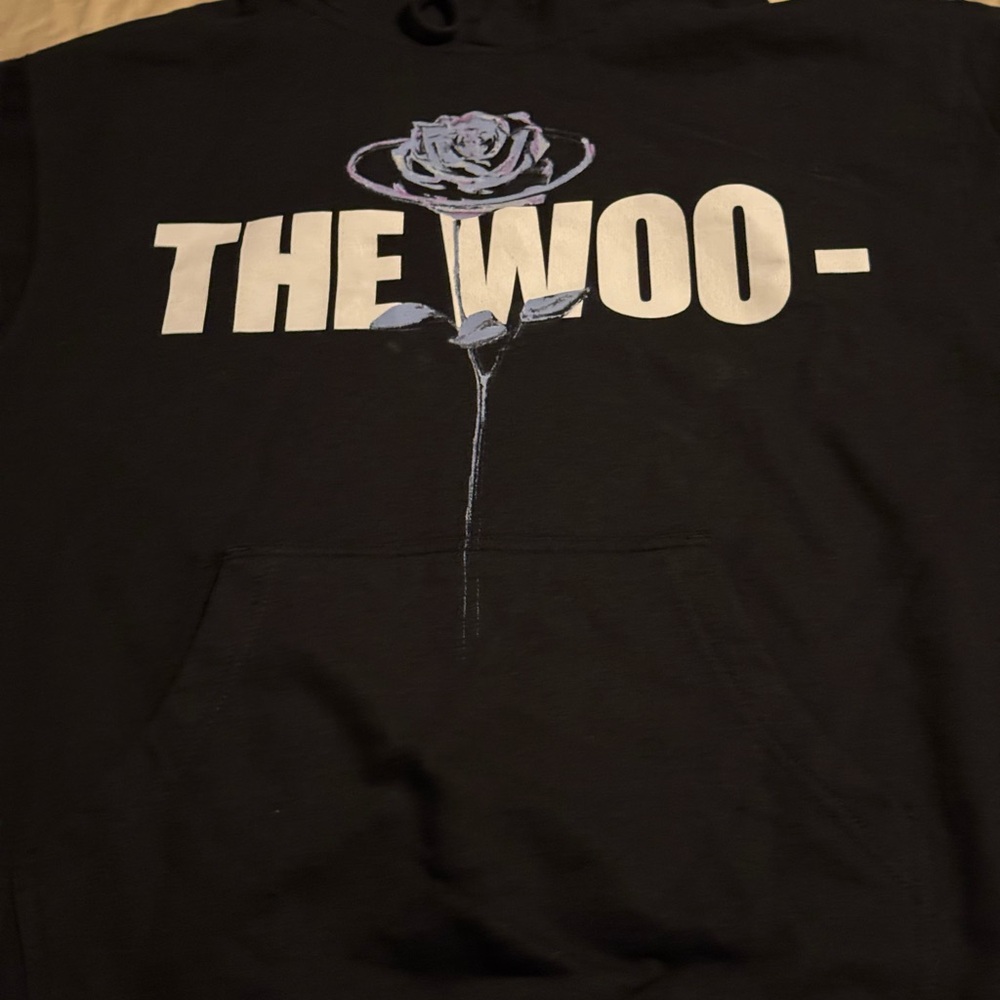 VLONE Black 'The Woo' Graphic Hoodie new